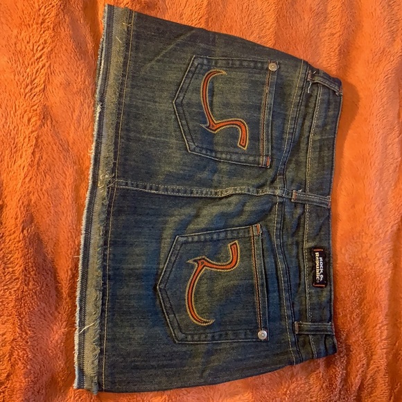 Rock & Republic Denim Jean Skirt SZ 28 - Picture 5 of 11